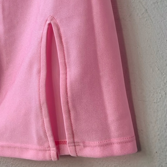 Revolve VDM Label Maddie Micro Mini Skirt Metallic Pink Swim Bikini Cover Up - Picture 7 of 7